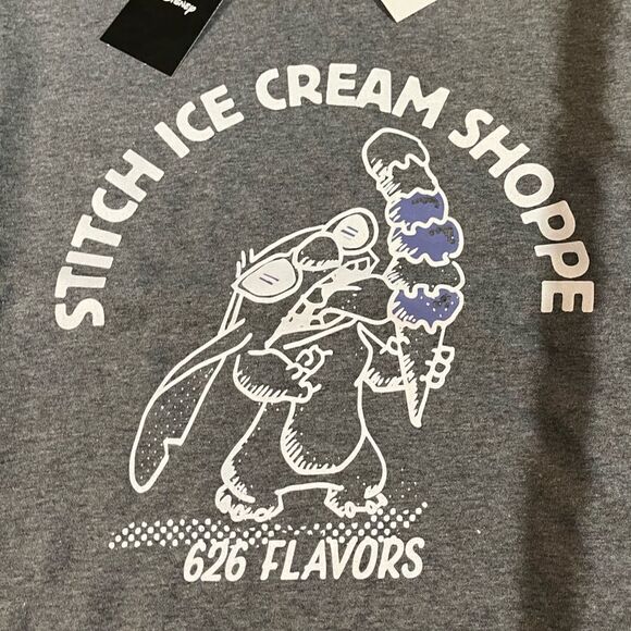 Disney Stitch Ice Cream Shoppe Sweatshirt Mens Medium NWT - Picture 8 of 13